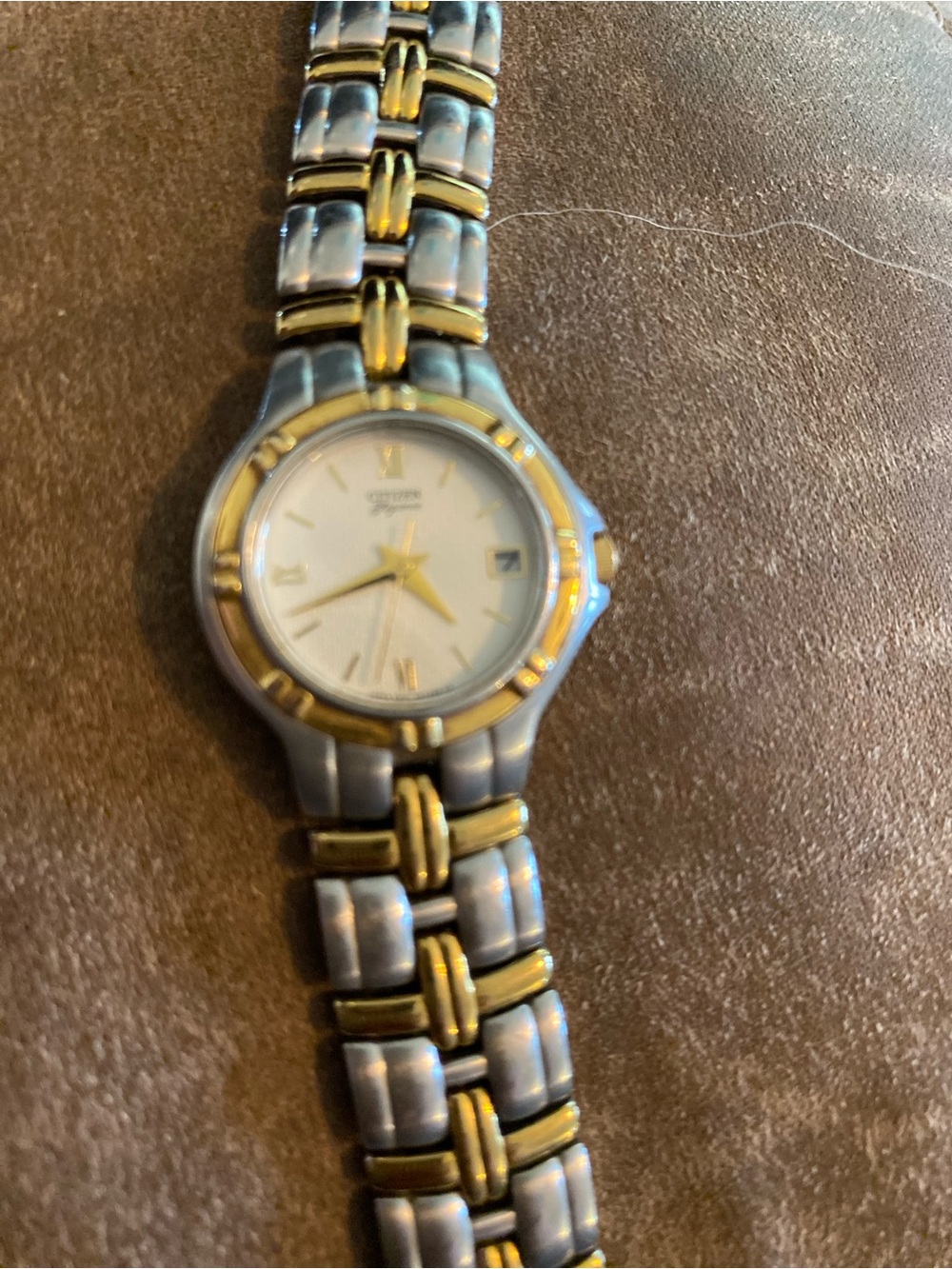 Citizen Two-Tone Silver and Gold Stainless Steel Watch